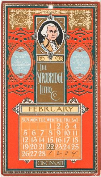 Calendar Card / February 1899