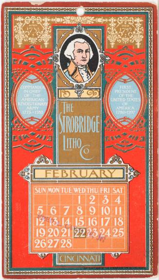 Calendar Card / February 1899