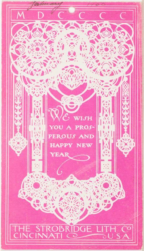 Calendar Card / January 1900