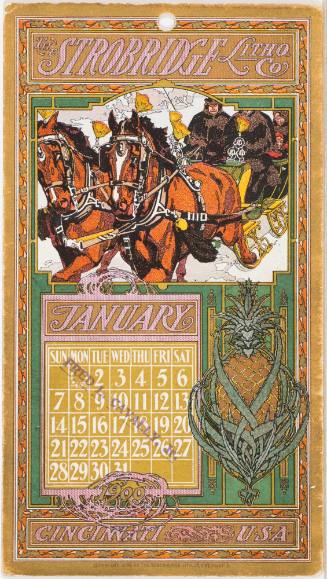 Calendar Card / January 1900