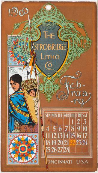 Calendar Card / February 1900