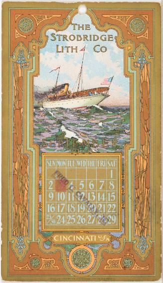 Calendar Card / September 1900