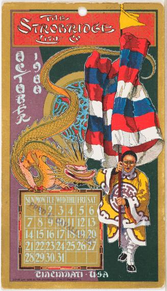 Calendar Card / October 1900