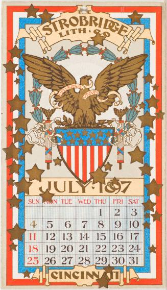 Calendar Card / July 1897
