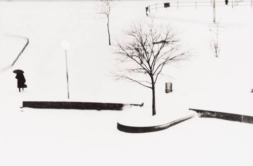 Woman with Umbrella, Washington Square Park