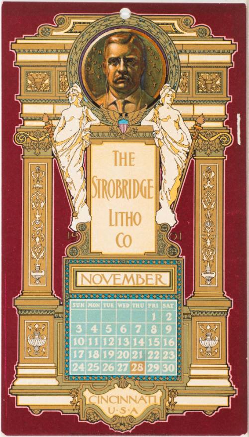 Calendar Card / November 1901