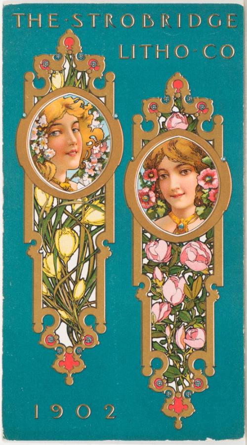 Calendar Card / The Strobridge Litho Co 1902