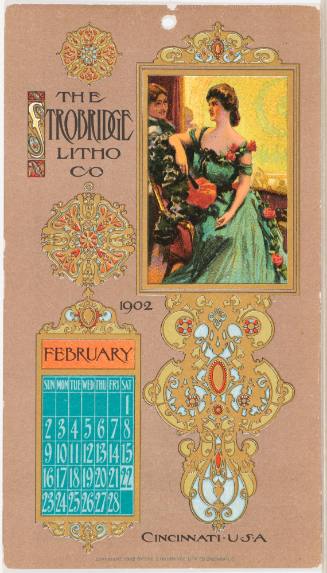 Calendar Card / February 1902