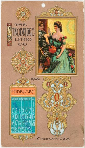 Calendar Card / February 1902