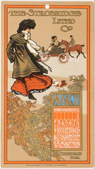 Calendar Card / March 1902