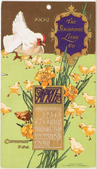 Calendar Card / April 1902