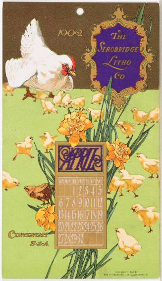 Calendar Card / April 1902