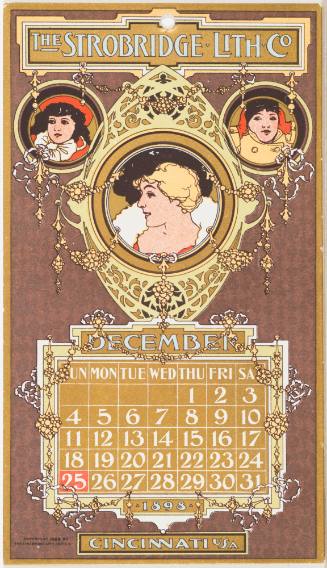 Calendar Card / December 1898