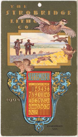 Calendar Card / September 1902