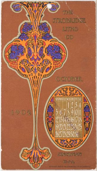 Calendar Card / October 1902
