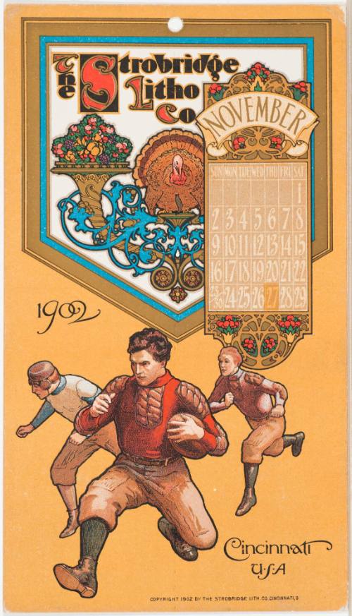Calendar Card / November 1902