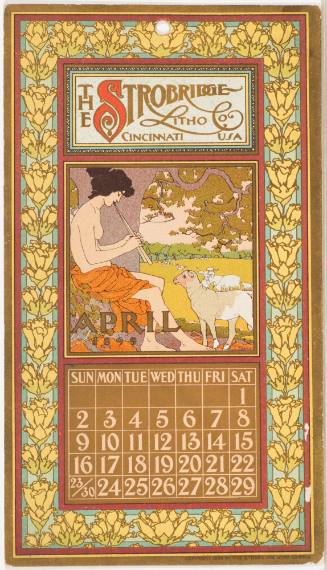 Calendar Card / April 1899