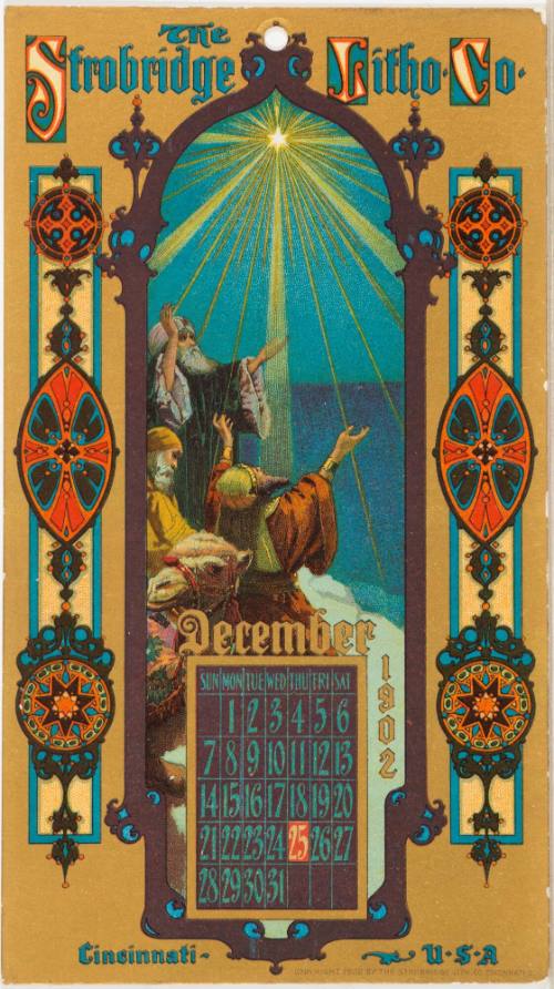 Calendar Card / December 1902