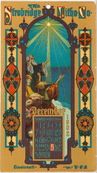 Calendar Card / December 1902