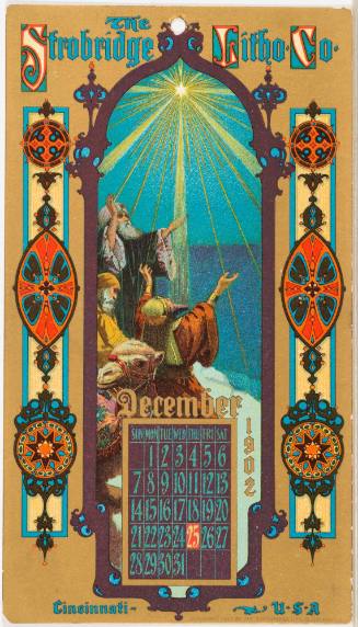 Calendar Card / December 1902