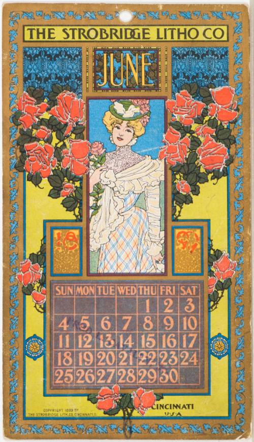 Calendar Card / June 1899