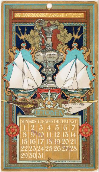 Calendar Card / October 1899