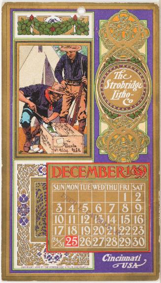 Calendar Card / December 1899