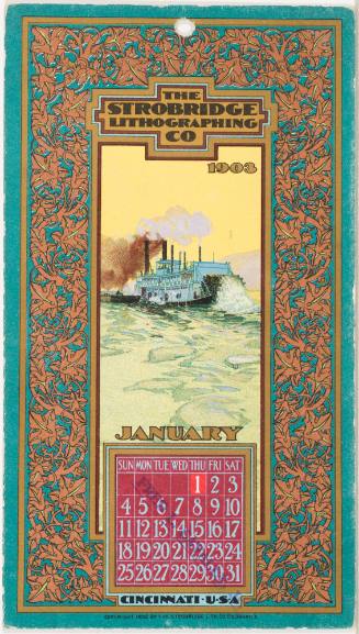 Calendar Card / January 1903