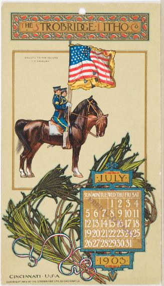 Calendar Card / July 1903