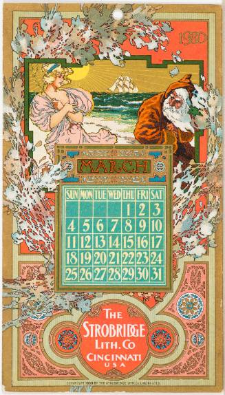 Calendar Card / March 1900