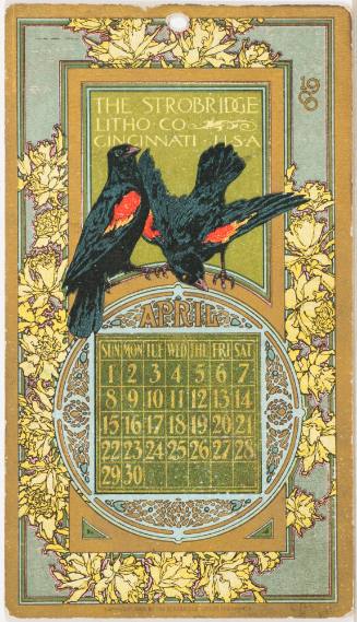 Calendar Card / April 1900