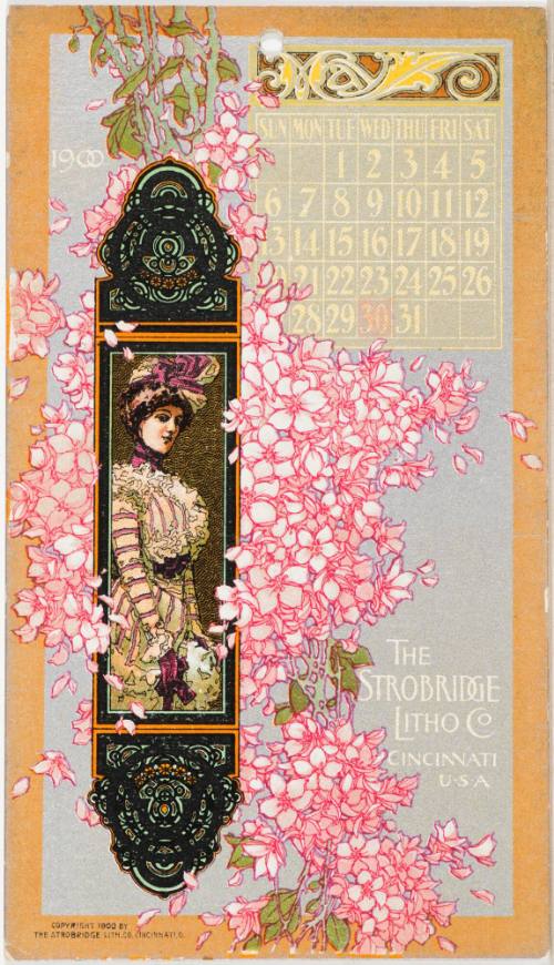 Calendar Card / May 1900