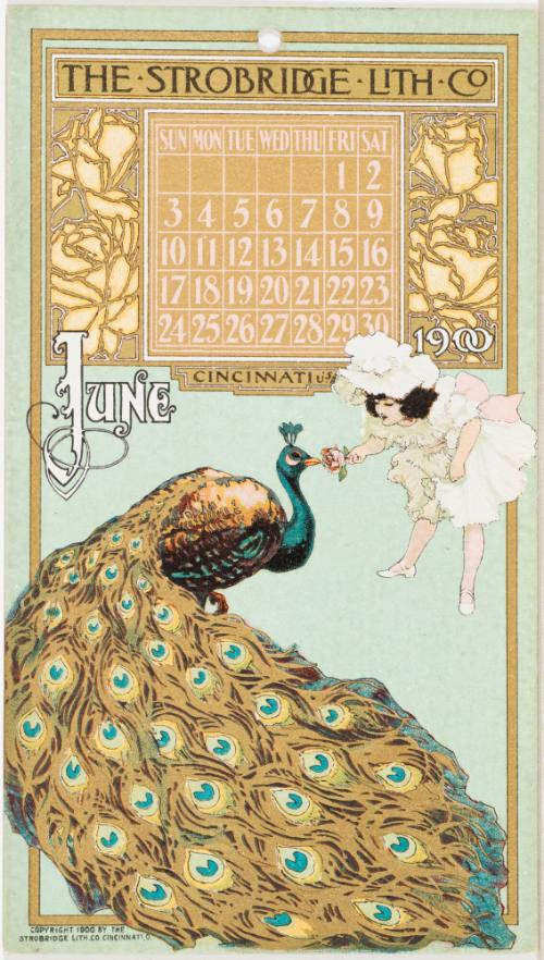 Calendar Card / June 1900