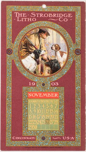 Calendar Card / November 1903