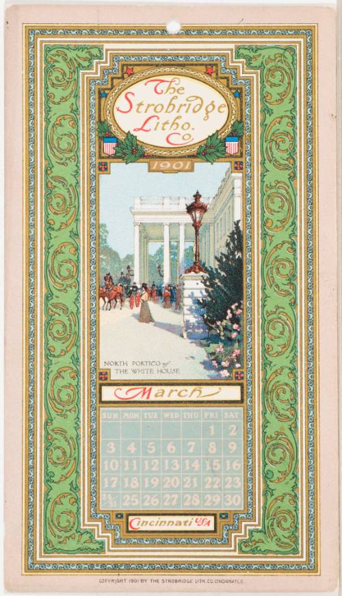 Calendar Card / March 1901