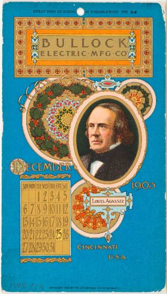 Calendar Card / December1903 Bullock Electric Mfg Co