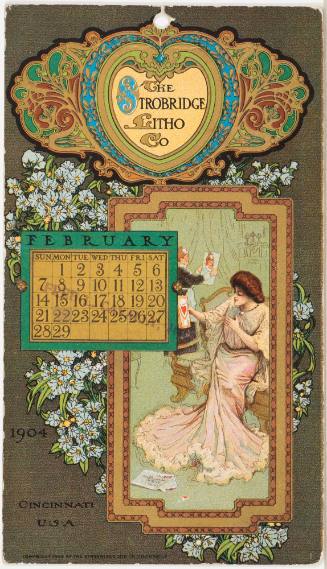 Calendar Card / February 1904