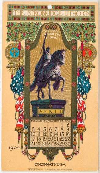 Calendar Card / April 1904