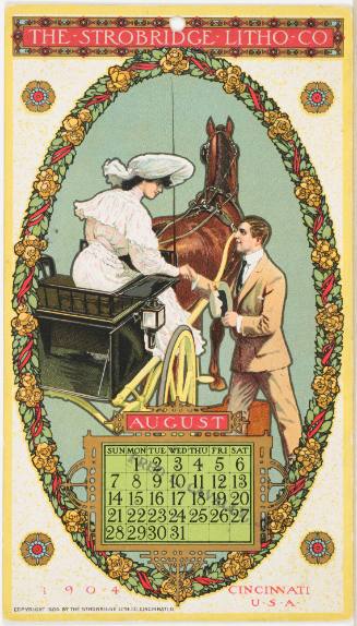 Calendar Card / August 1904