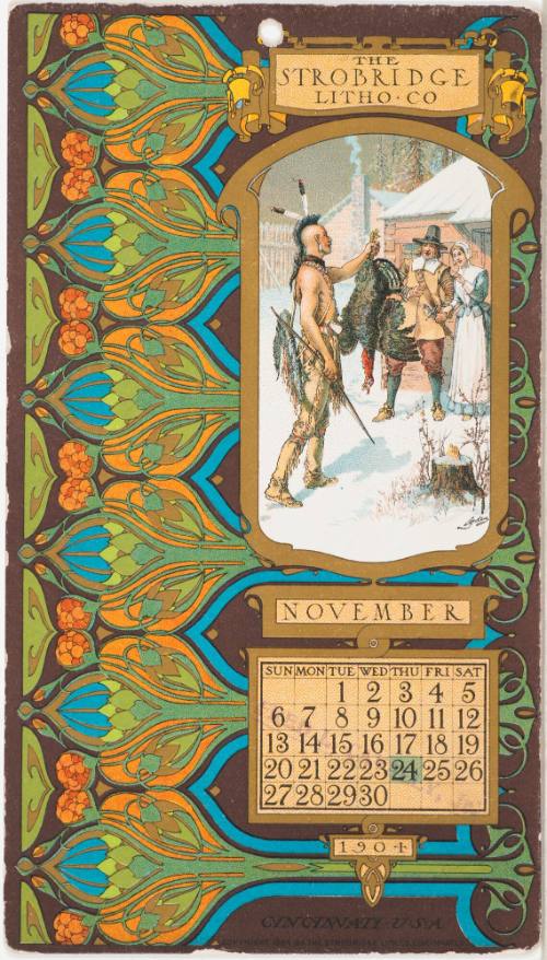 Calendar Card / November 1904