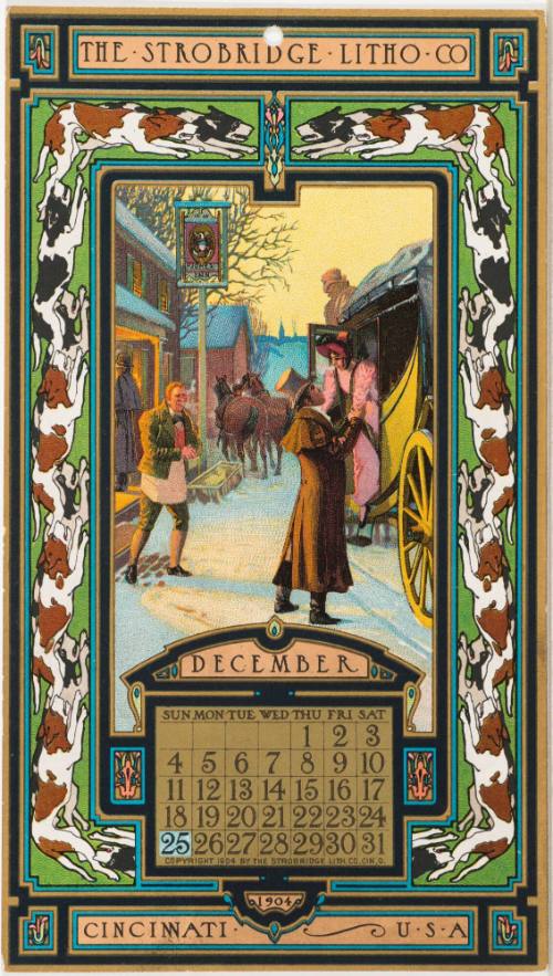Calendar Card / December 1904