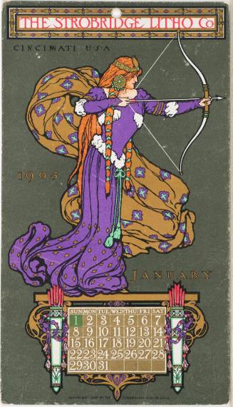 Calendar Card / January 1905