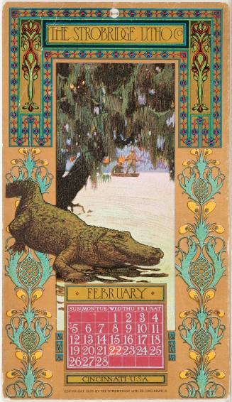 Calendar Card / February 1905