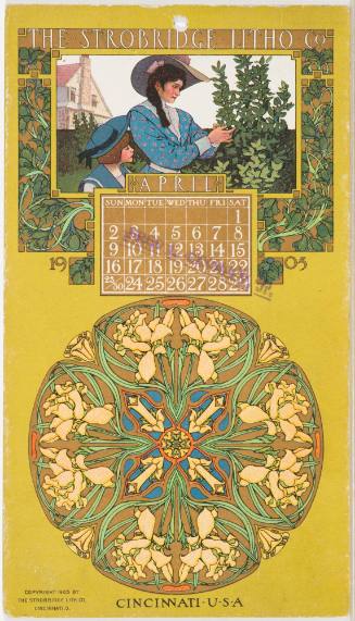 Calendar Card / April 1905