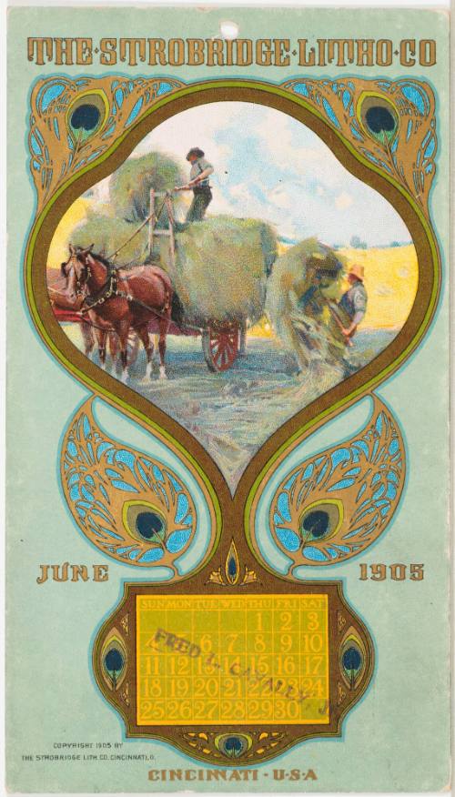 Calendar Card / June 1905