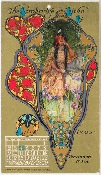 Calendar Card / July 1905