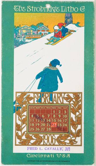 Calendar Card / February 1906