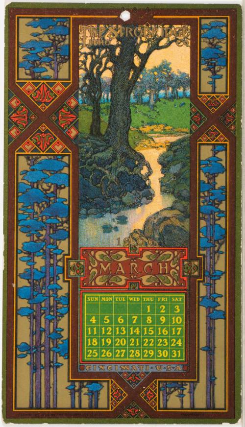 Calendar Card / March 1906