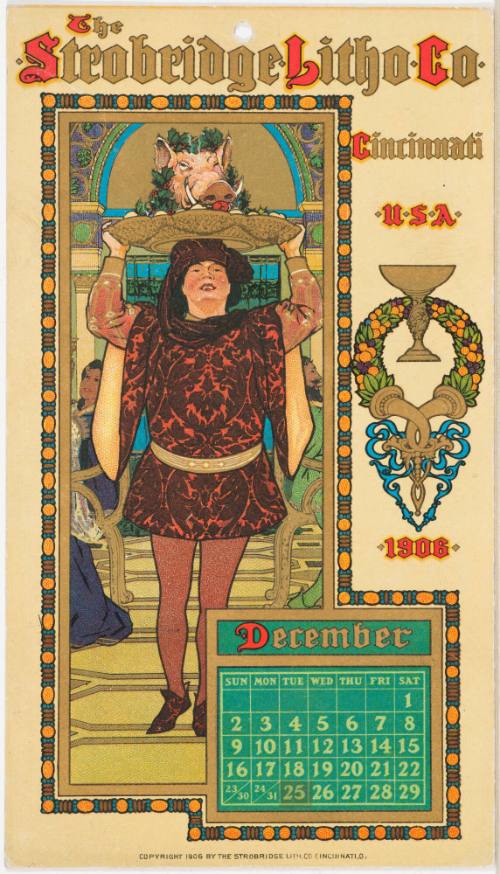 Calendar Card / December 1906