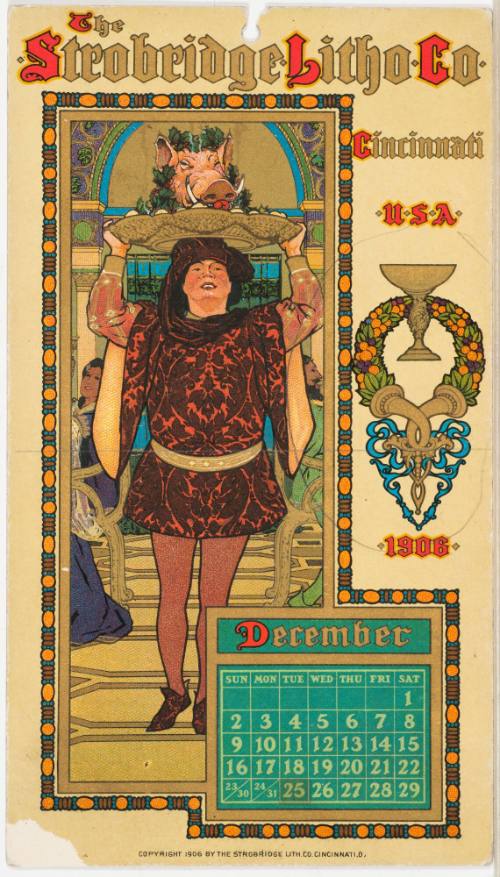 Calendar Card / December 1906